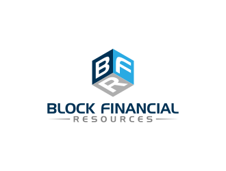 Block Financial Resources (BFR) logo design by pakderisher