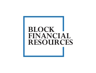 Block Financial Resources (BFR) logo design by shernievz