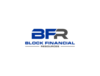 Block Financial Resources (BFR) logo design by luckyprasetyo