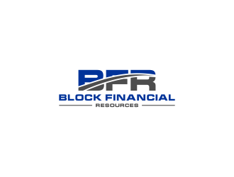 Block Financial Resources (BFR) logo design by luckyprasetyo