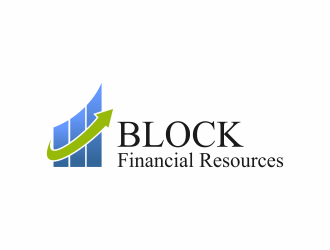 Block Financial Resources (BFR) logo design by ubai popi