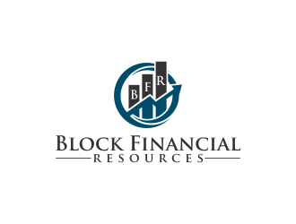 Block Financial Resources (BFR) logo design by noviagraphic