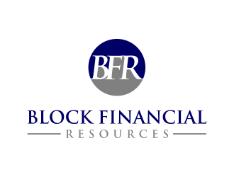 Block Financial Resources (BFR) logo design by cintoko