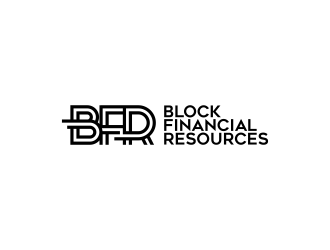 Block Financial Resources (BFR) logo design by ekitessar