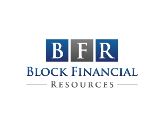 Block Financial Resources (BFR) logo design by labo