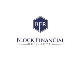 Block Financial Resources (BFR) logo design by oke2angconcept