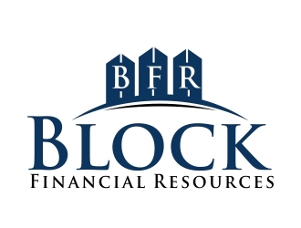 Block Financial Resources (BFR) logo design by mckris