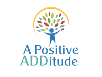 A Positive ADDitude logo design by megalogos