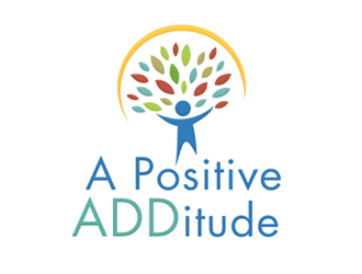 A Positive ADDitude logo design by megalogos