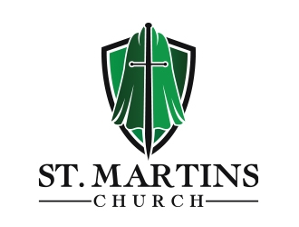 St. Martins Church logo design by Eliben