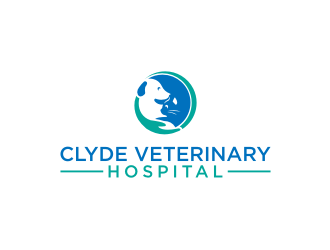 Clyde Veterinary Hospital logo design by logitec