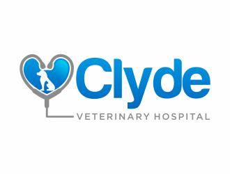 Clyde Veterinary Hospital logo design by hidro