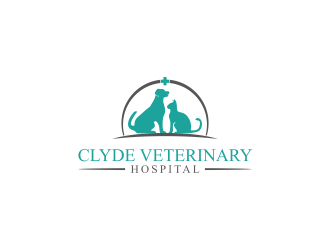 Clyde Veterinary Hospital logo design by ammad