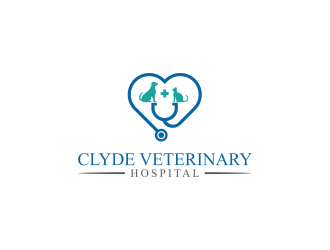 Clyde Veterinary Hospital logo design by ammad