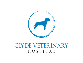 Clyde Veterinary Hospital logo design by tukangngaret