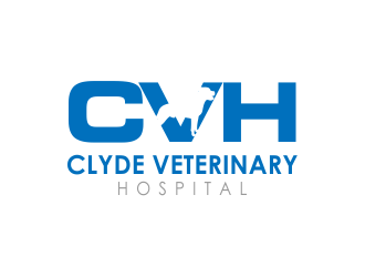 Clyde Veterinary Hospital logo design by tukangngaret