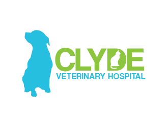 Clyde Veterinary Hospital logo design by czars