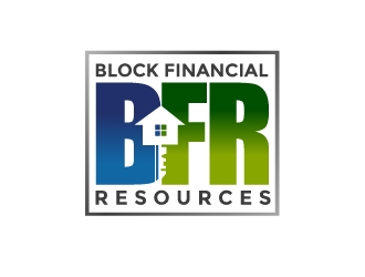 Block Financial Resources (BFR) logo design by aRBy