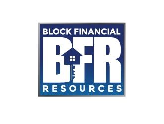 Block Financial Resources (BFR) logo design by aRBy