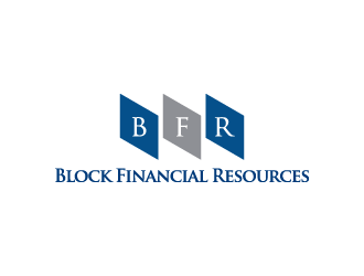 Block Financial Resources (BFR) logo design by pencilhand