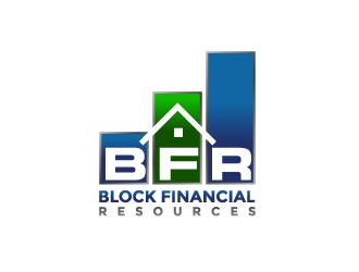 Block Financial Resources (BFR) logo design by aRBy