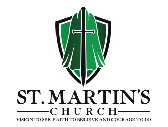 St. Martins Church logo design by Eliben