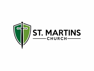 St. Martins Church logo design by ubai popi