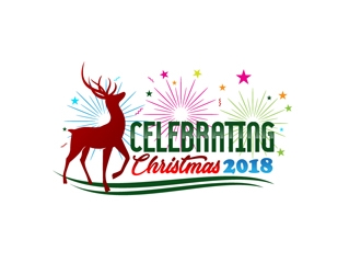 Celebrating Christmas 2018 logo design by DreamLogoDesign