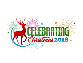 Celebrating Christmas 2018 logo design by DreamLogoDesign