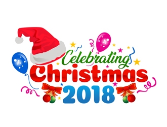 Celebrating Christmas 2018 logo design by DreamLogoDesign