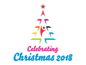 Celebrating Christmas 2018 logo design by cikiyunn