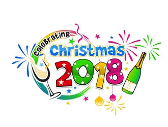 Celebrating Christmas 2018 logo design by DreamLogoDesign