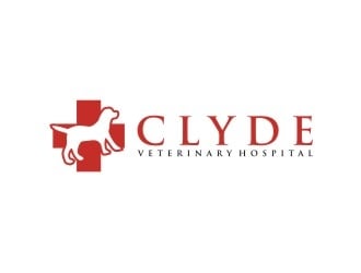 Clyde Veterinary Hospital logo design by Franky.