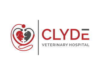 Clyde Veterinary Hospital logo design by savana