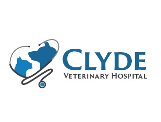 Clyde Veterinary Hospital logo design by wenxzy