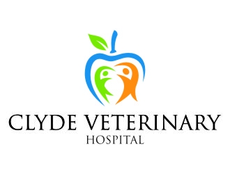 Clyde Veterinary Hospital logo design by jetzu