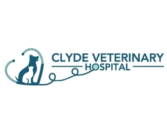 Clyde Veterinary Hospital logo design by samueljho