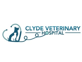 Clyde Veterinary Hospital logo design by samueljho