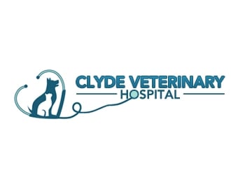 Clyde Veterinary Hospital logo design by samueljho