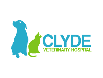 Clyde Veterinary Hospital logo design by czars