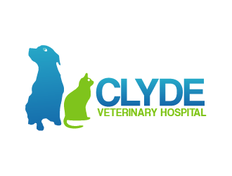 Clyde Veterinary Hospital logo design by czars