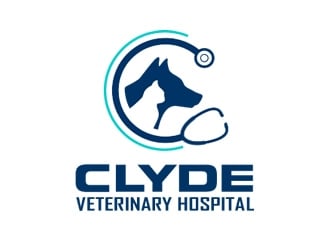 Clyde Veterinary Hospital logo design by Coolwanz