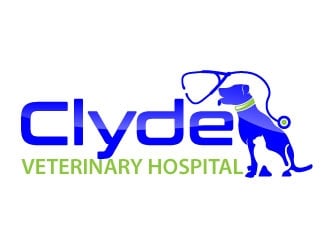 Clyde Veterinary Hospital logo design by uttam