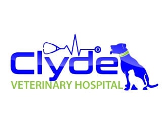 Clyde Veterinary Hospital logo design by uttam