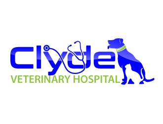 Clyde Veterinary Hospital logo design by uttam