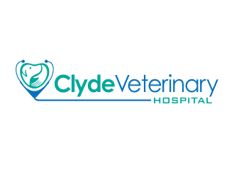 Clyde Veterinary Hospital logo design by YONK