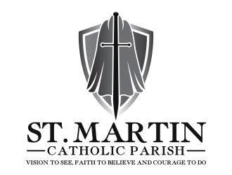 St. Martins Church logo design by Eliben