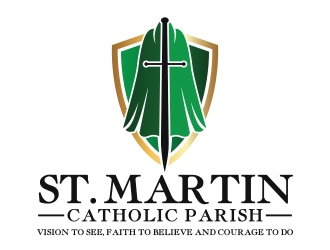 St. Martins Church logo design by Eliben