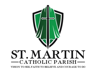 St. Martins Church logo design by Eliben