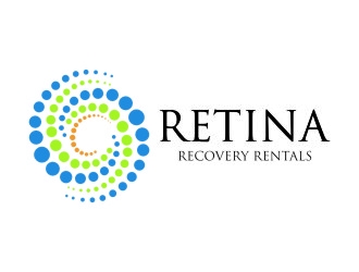 Retina Recovery Rentals logo design by jetzu